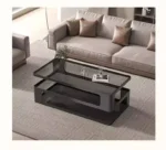 ⁦طاولة قهوة زجاج بتصميم عالي الجودة⁩ - الصورة ⁦7⁩