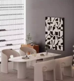 كرسي طاولة طعام بتصميم حديث ومميز - Image 2