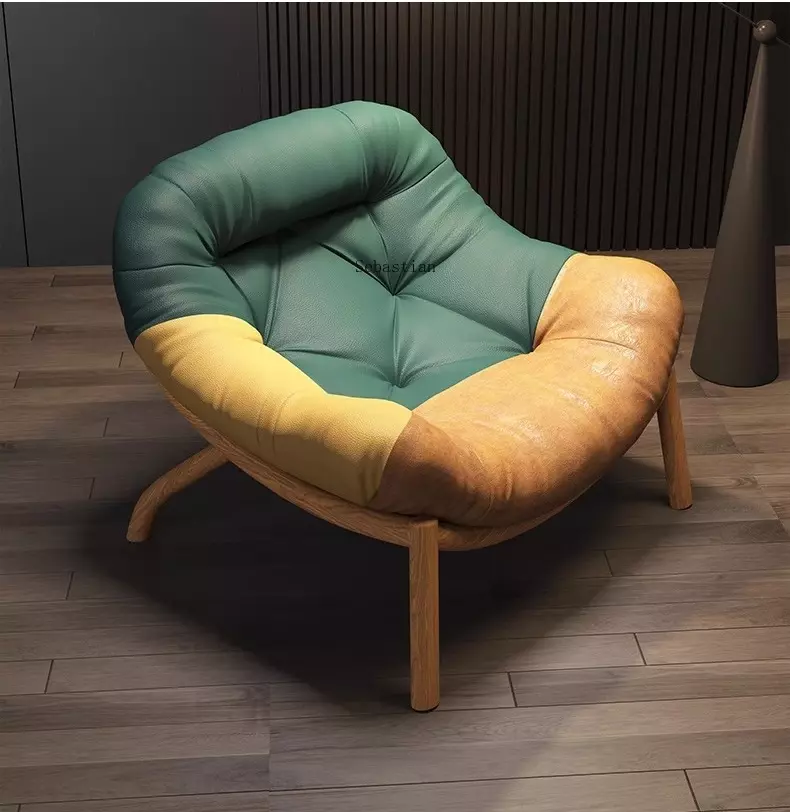 Single chair (1) كرسي استرخاء بتصميم متعدد اللون