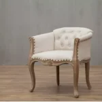 كرسي مفرد خشب كلاسيك لغرفة المعيشة