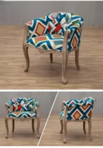 ⁦كرسي مفرد خشب كلاسيك لغرفة المعيشة⁩ - الصورة ⁦6⁩