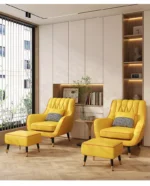 ⁦كرسي مفرد مع مسند للقدم لغرفة المعيشة⁩ - الصورة ⁦3⁩