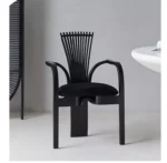 ⁦كرسي طاولة طعام مودرن بمساند ذراعين ⁩ - الصورة ⁦8⁩