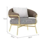 ⁦كرسي مفرد مودرن فاخر⁩ - الصورة ⁦7⁩