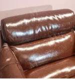 كرسي مفرد جلد من تصميم ايطالي - Image 6