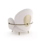 ⁦كرسي مفرد مودرن مميز لغرفة المعيشة⁩ - الصورة ⁦5⁩