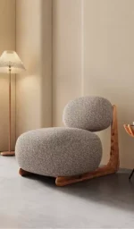 كرسي مفرد خشب مميز - Image 6