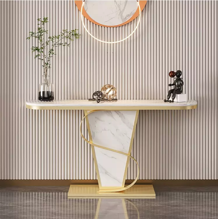كونسول (1) طاولة كونسول رخام بتصميم أنيق