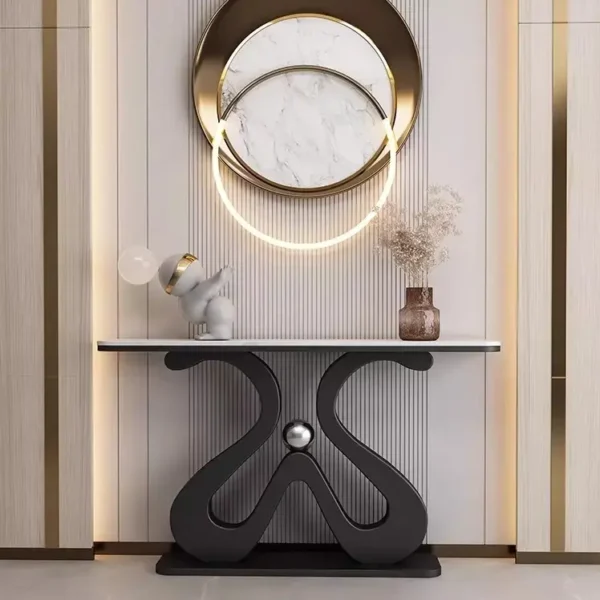 كونسول رخام بتصميم فاخر وأنيق