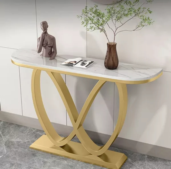 كونسول رخام من تصميم اسكندافي مميز