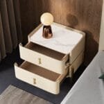 ⁦طاولة جانبية للسرير بتصميم ذكي⁩ - الصورة ⁦2⁩