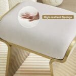 كرسي تسريحة مودرن بدون ظهر - Image 11