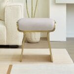 كرسي تسريحة مودرن بدون ظهر - Image 4