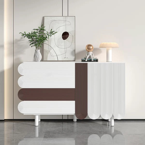 طاولة بوفيه عصري بتصميم فريد