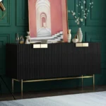 طاولة بوفيه خشب بتصميم انيق