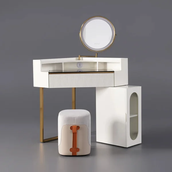 طاولة تسريحة بزاوية