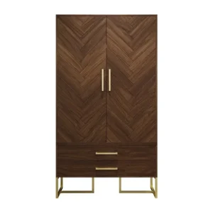 خزانة ملابس مع أدراج بتصميم عصري