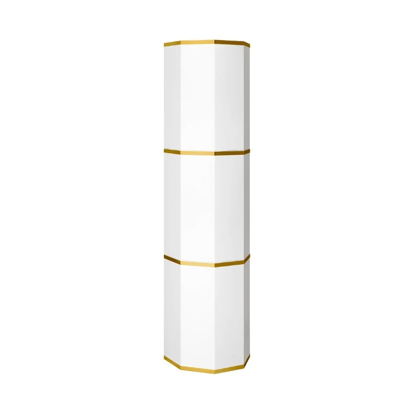 خزانة أحذية عصرية دوارة بثلاثة قطع مع أبواب مثالية للمداخل