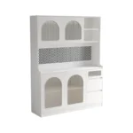 خزانة تخزين مستقلة مع أبواب زجاجية