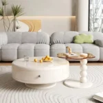 طاولات قهوة دائرية متداخلة بتصميم انيق