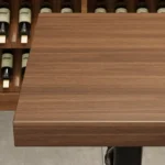 طقم طاولة بار خشبي