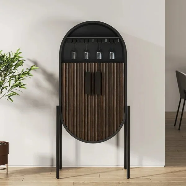 طاولة بار على شكل بيضاوي