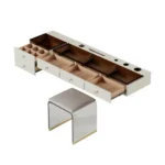 طاولة تسريحة عصرية مثبتة على الحائط