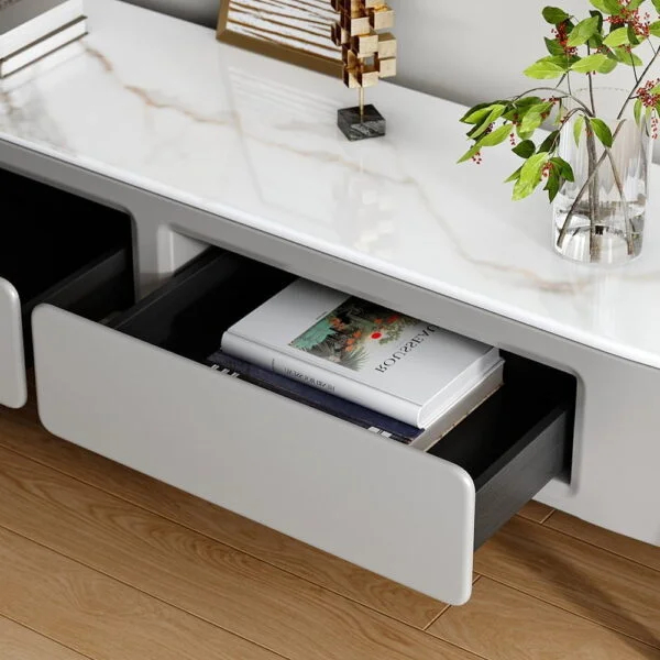 طاولة تلفاز بتصميم عصري وانيق