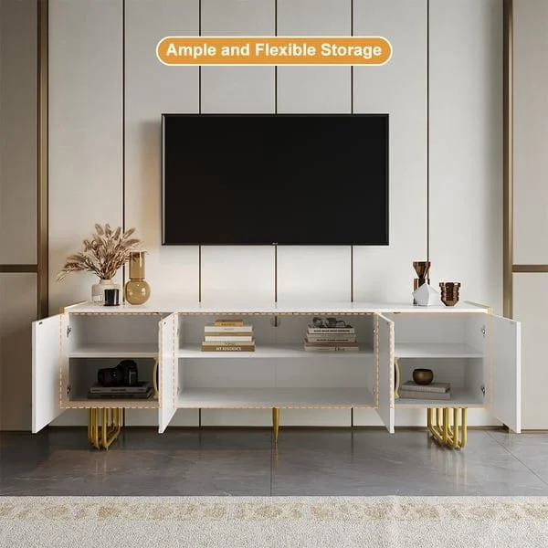 طاولة تلفاز مودرن بتصميم انيق