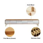 طاولة تلفاز عصري بتصميم انيق