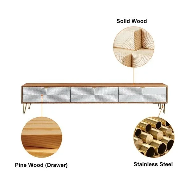 طاولة تلفاز عصري بتصميم انيق