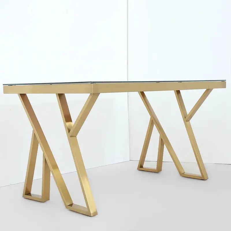 طاولة طعام رخام مودرن على شكل مستطيل