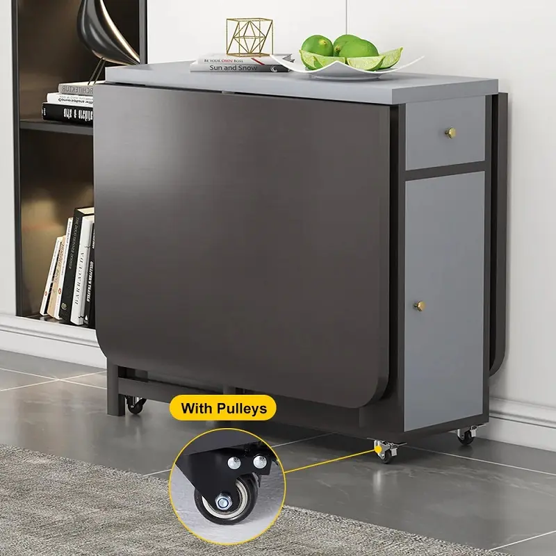 طاولة طعام عصرية قابل للطي مع كراسي