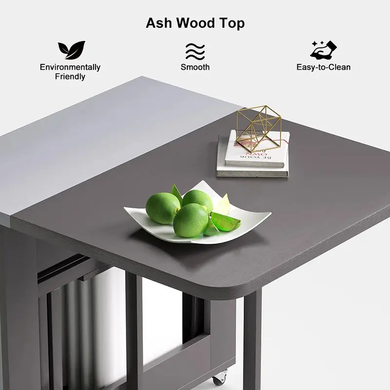 طاولة طعام عصرية قابل للطي مع كراسي