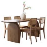 طاولة طعام خشب من تصميم اسكندافي