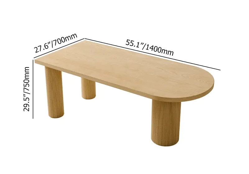 طاولة طعام خشب مودرن