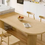 طاولة طعام خشب مودرن