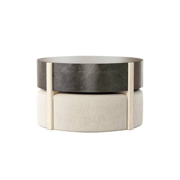 طاولة قهوة مستديرة مع مقاعد