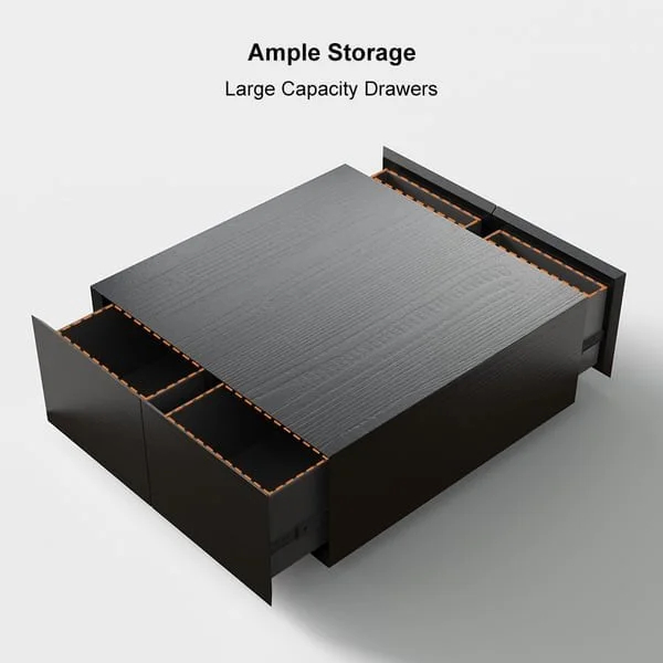 طاولة قهوة مربعة بطراز انيق