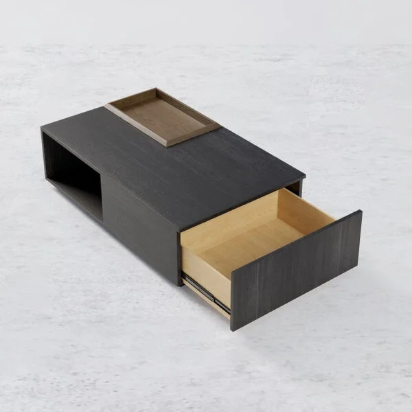 طاولة قهوة مستطيلة من الخشب مميزة