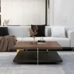 طاولة قهوة مربعة بتصميم فريد