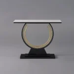 طاولة كونسول عصرية بسطح من رخام