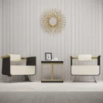 كرسي مفرد بتصميم مودرن لغرفة المعيشة