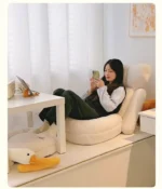 ⁦كرسي استرخاء مع مسند ذراعين بتصميم مميز⁩ - الصورة ⁦7⁩