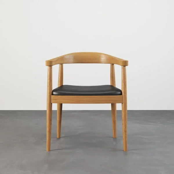 كرسي طاولة طعام بمساند للذراعين