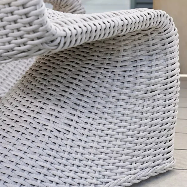 كرسي طاولة طعام للجلسات الخارجية بتصميم ساحلي