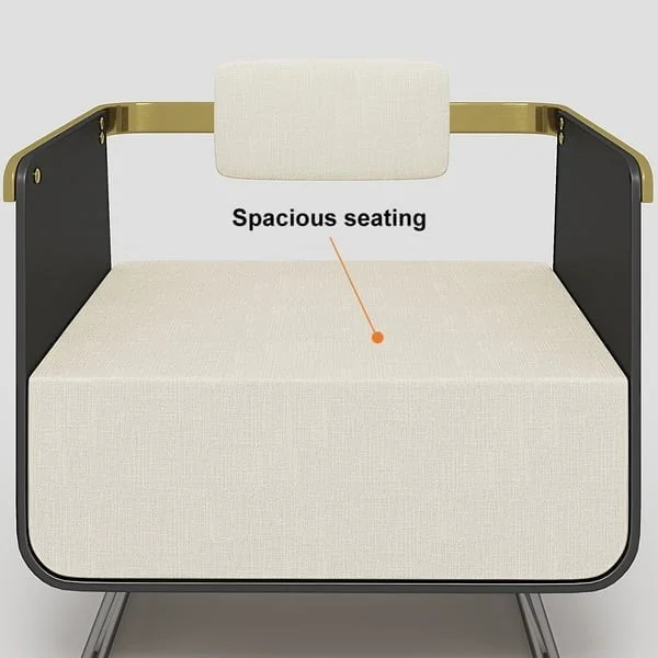 كرسي مفرد بتصميم مودرن لغرفة المعيشة