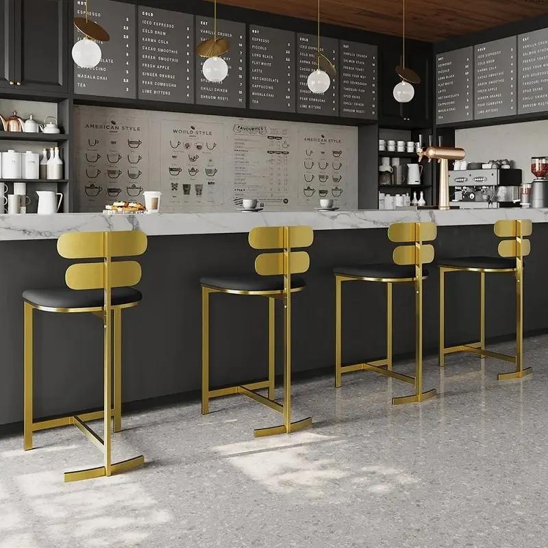 Bar chair (1) كرسي بار مرتفع انيق وفاخر