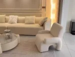 ⁦كرسي مفرد مودرن بتصميم انيق ومميز⁩ - الصورة ⁦3⁩