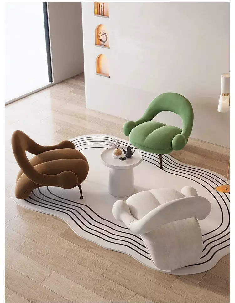 Single chair (5) كرسي مفرد فاخر لغرفة المعيشة
